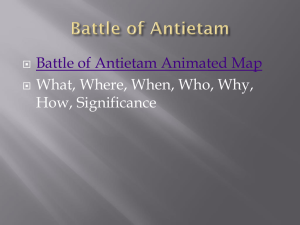 Battle of Antietam - Perry Local Schools