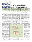 Slow Light - Duke Physics