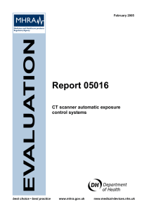 CT scanner automatic exposure control systems