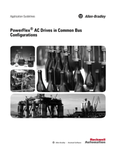 PowerFlex AC Drives in Common Bus Configurations