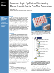 Automated Rapid Equilibrium Dialysis using