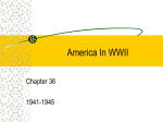 America In WWII