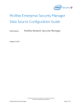 Data Source Configuration Guide for McAfee Network Security