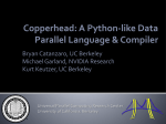 Copperhead: Data Parallel Python