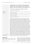 Characteristics of Lactobacillus and Gardnerella vaginalis from