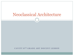 Neoclassical Architecture - Cavitt Junior High School