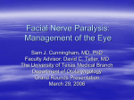 Facial Nerve Paralysis: Management of the Eye