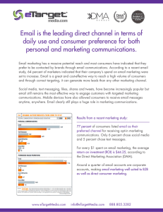 Email is the leading direct channel in terms of daily