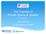 Transfer of Sewers and the Drainage Hub