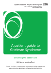 A patient guide to Gitelman`s Syndrome