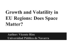 Growth and Volatility in EU Regions: Does Space Matter?