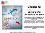 Chapter 42 - The Animal Body and Principles of Regulation