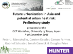 Future urbanization in Asia and potential heat risk