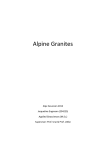 Alpine Granites