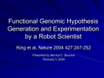 Functional Genomic Hypothesis Generation and Experimentation by