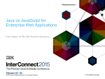 Java vs JavaScript for Enterprise Web Applications