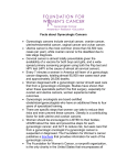 Facts About Gynecologic Cancers