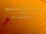 Athletic Injuries to the Lower Leg