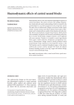 Haemodynamic effects of central neural blocks