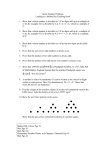 Some Simple Number Problems