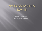 study of natyashastra session 2013