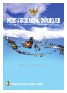 indonesia second national communication