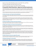 Frequently Asked Questions: Agarose Gel Electrophoresis