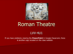 Roman Theatre - LVV-4U1 Classical Civilizations
