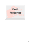 9 - Earth Resources