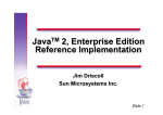 Java 2, Enterprise Edition Reference Implementation