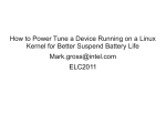 How to Power Tune a Device Running on a Linux Kernel for Better