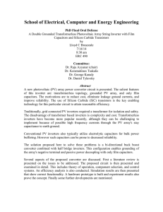 A Double Grounded Transformerless Photovoltaic Array String