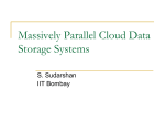 No SQL Databases or Distributed Data Stores