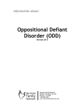 Oppositional Defiant Disorder (ODD)