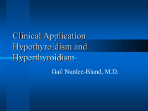 hypothyroid - Hatzalah of Miami-Dade