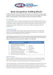 Body Composition: Building Muscle