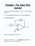 The Input Bias Current