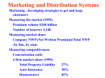 Marketing and Distribution Systems