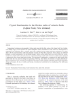 Crystal fractionation in the friction melts of seismic faults (Alpine