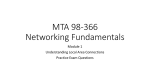 MTA 98-366 Networking Fundamentals