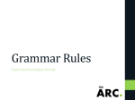 Grammar Rules