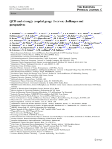 QCD and strongly coupled gauge theories: challenges and