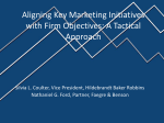 Aligning Key Marketing Initiatives with Firm Objectives: A Tactical
