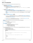 Lab 7c: Test Questions - Campbell County Schools