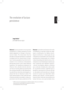 The evolution of lactase persistence