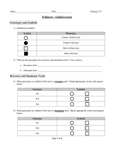 X-linked Recessive Traits