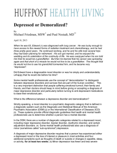 Depressed or Demoralized?