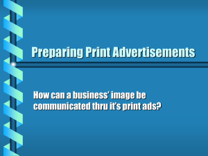 Preparing print ads - Lindbergh School District