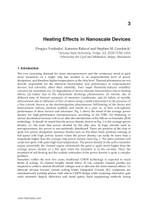 Heating Effects in Nanoscale Devices 3