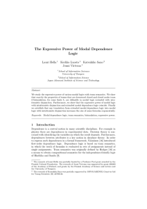 The Expressive Power of Modal Dependence Logic